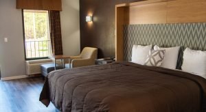 Standard King Room with pillowtop bed and flat-screen TV