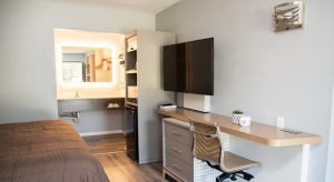 Standard King Room with pillowtop bed and flat-screen TV