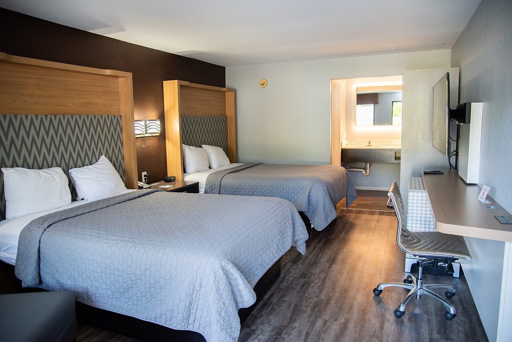 Clean comfortable hotel room